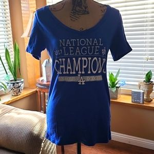 DODGERS NATIONAL LEAGUE CHAMPIONS T SHIRT 2017